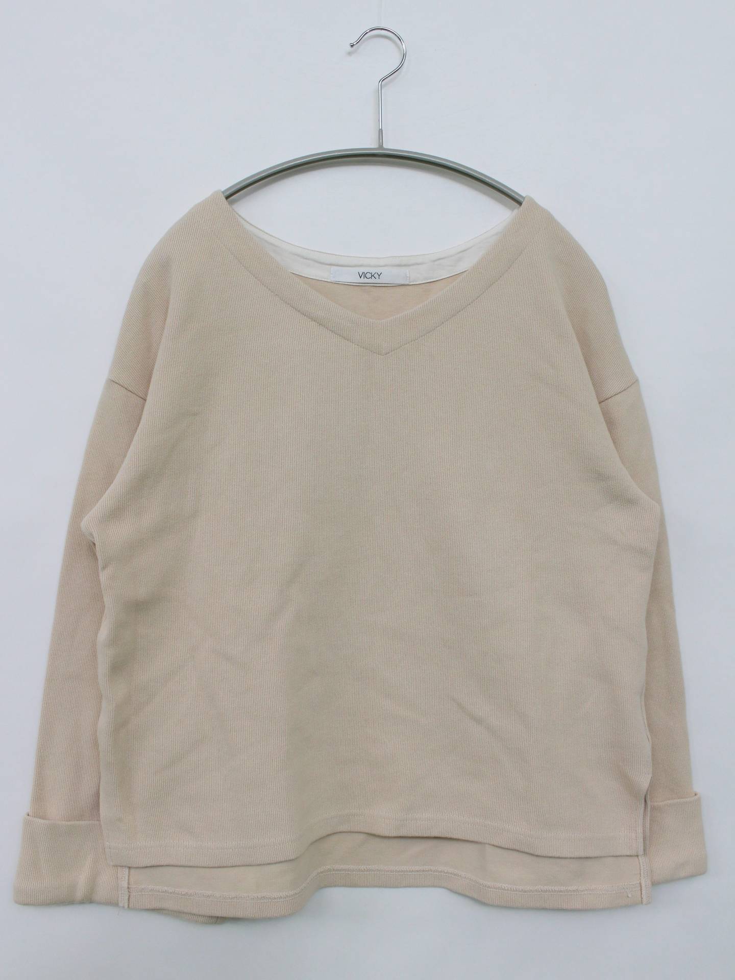 VICKY/Tシャツ/カットソー/トップス/ベージュ/2