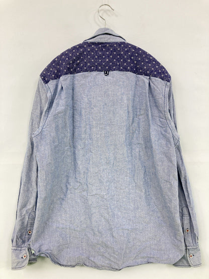 Creation Cube/クリエイションキューブ/シャツ/ブラウス/トップス/スカイブルー/L