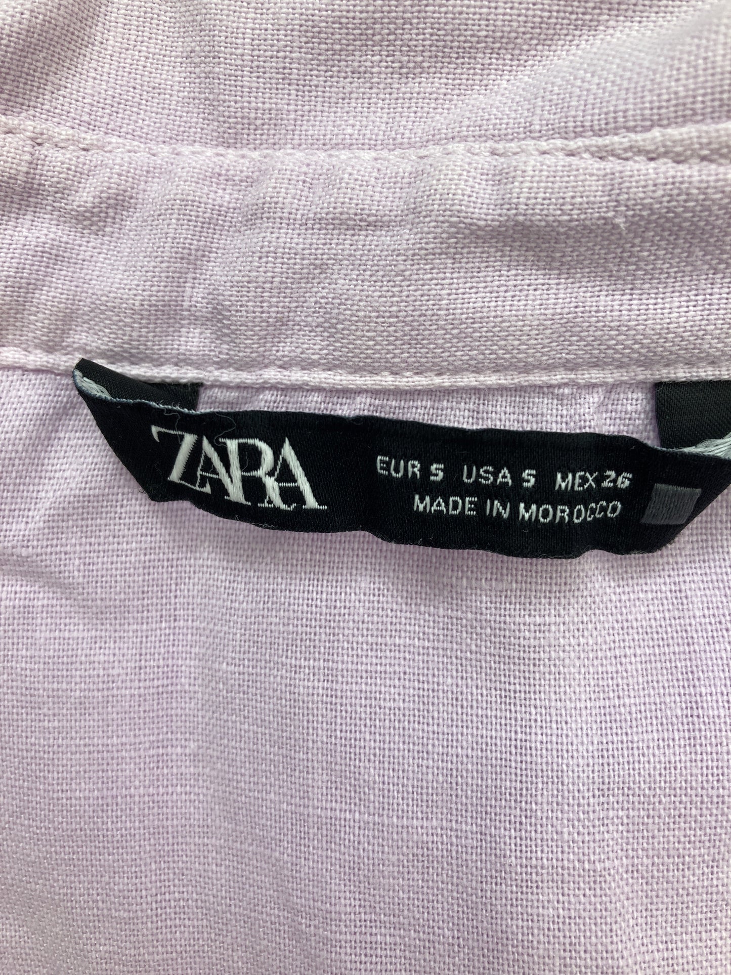 ZARA/ザラ/シャツワンピース/ワンピース/ドレス/パープル/EUR S/USA S/MEX 26