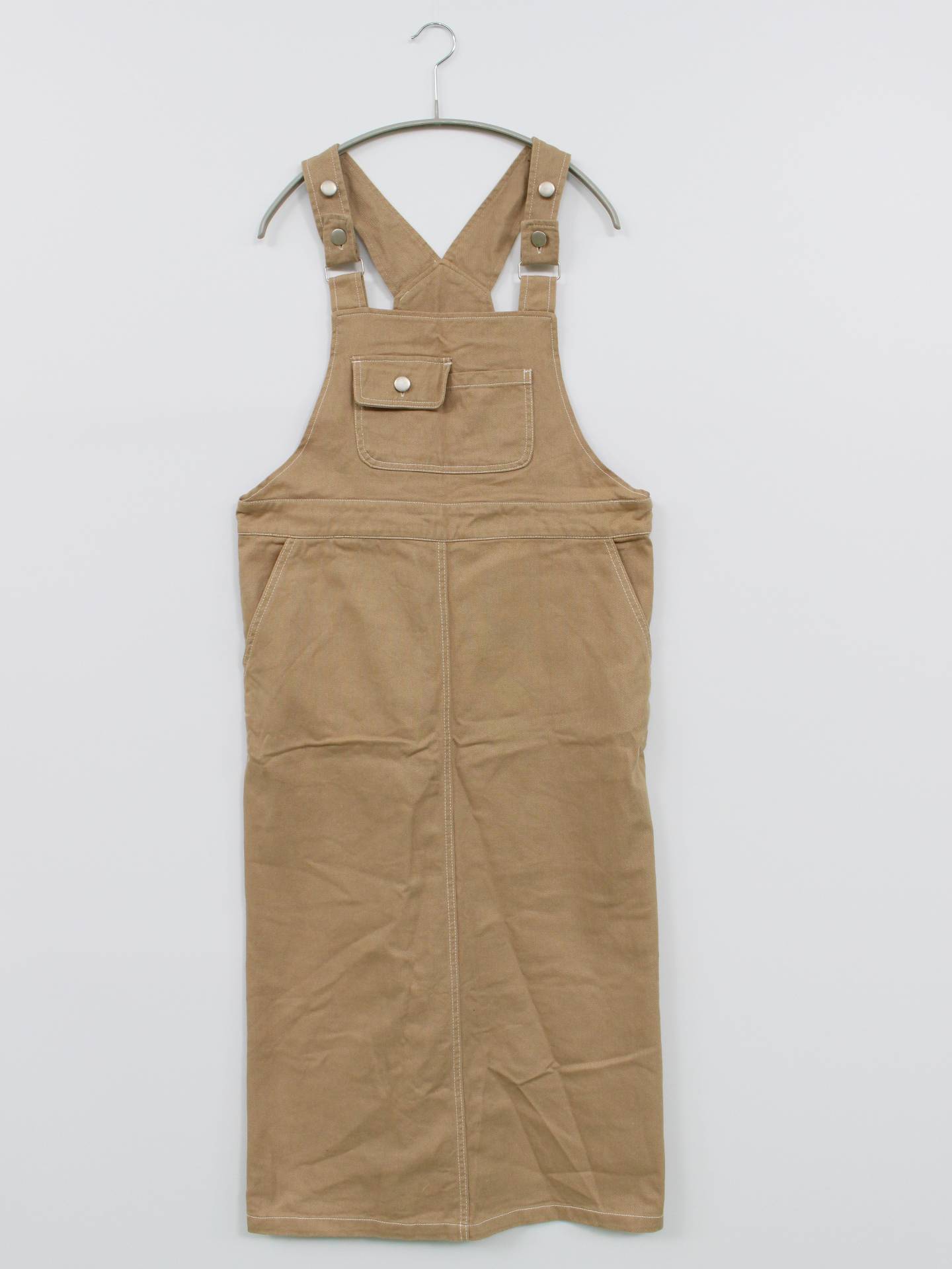 ジャンパースカート/ワンピース/ドレス/ブラウン