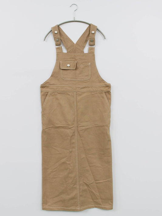 ジャンパースカート/ワンピース/ドレス/ブラウン