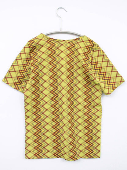 Tシャツ/カットソー/トップス/イエロー