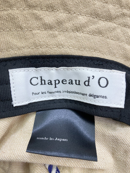 Chapeaud'O/バケットハット/帽子/ベージュ/57.5cm