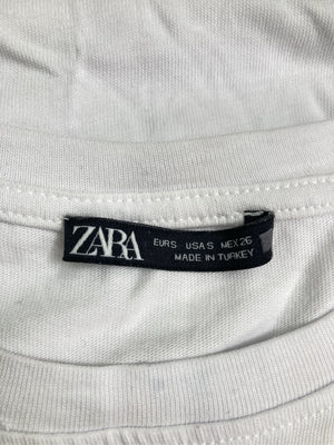 ZARA/ザラ/Tシャツ/カットソー/トップス/ホワイト/S