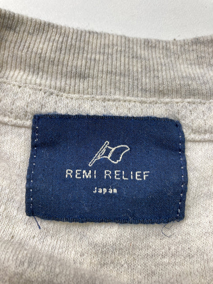 REMI RELIEF/Tシャツ/カットソー/トップス/ベージュ/M