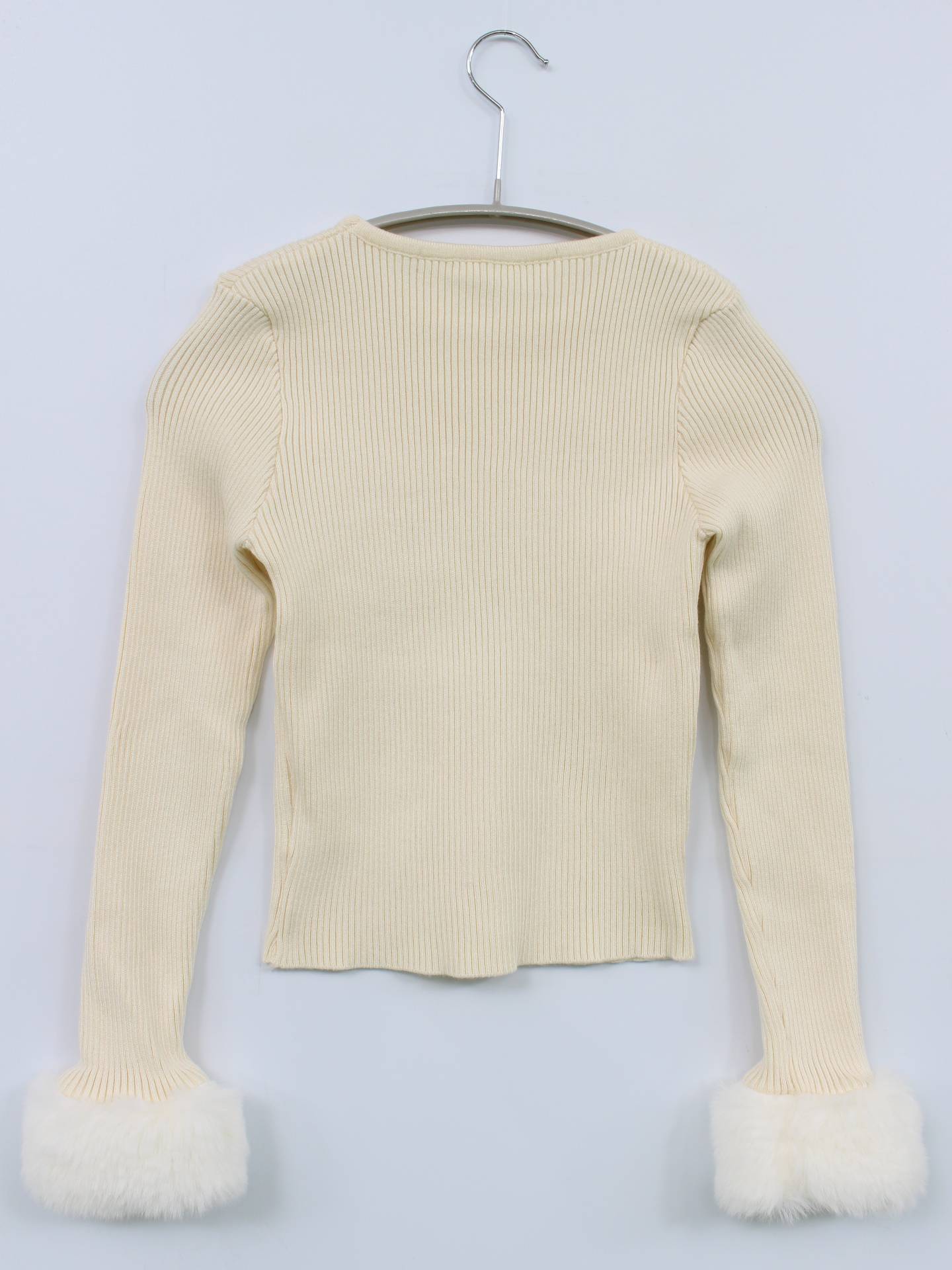 caraffinato/ニット/セーター/トップス/アイボリー/S