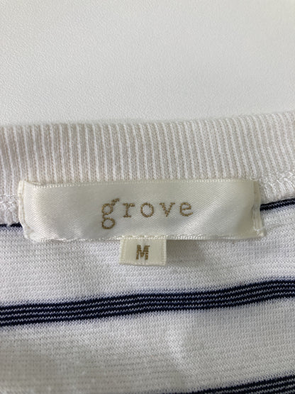grove/グローブ/Tシャツ/カットソー/トップス/ホワイト/M