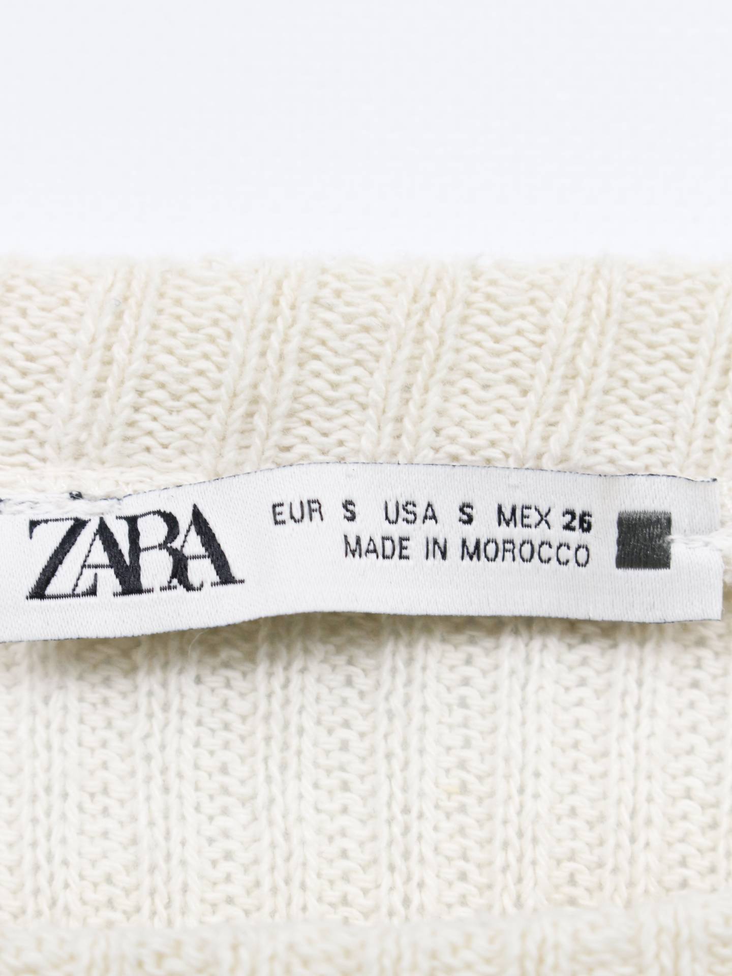 ZARA/ザラ/Tシャツ/カットソー/トップス/ホワイト/S