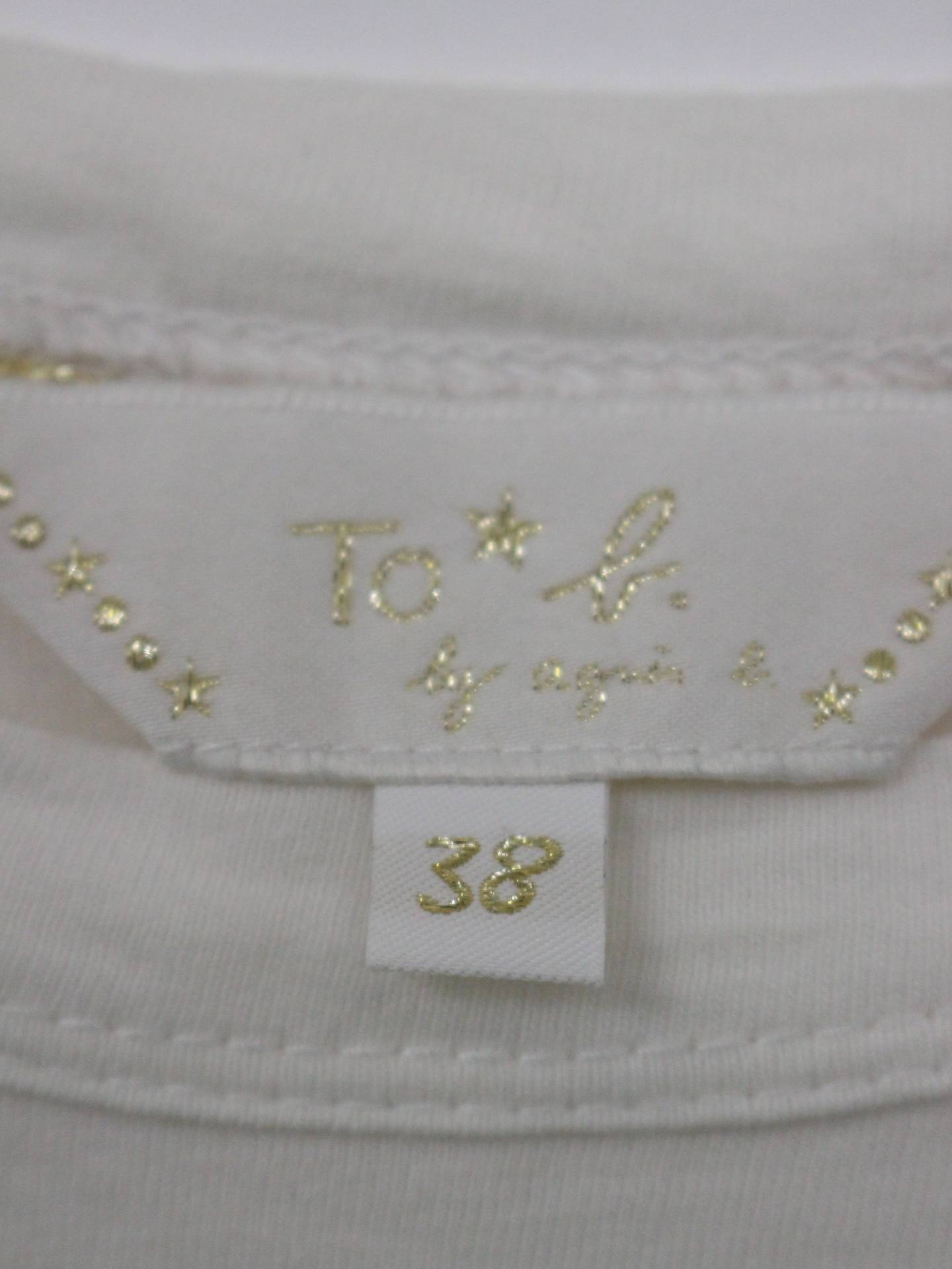 To b. by agnes b./Tシャツ/カットソー/トップス/ホワイト/38