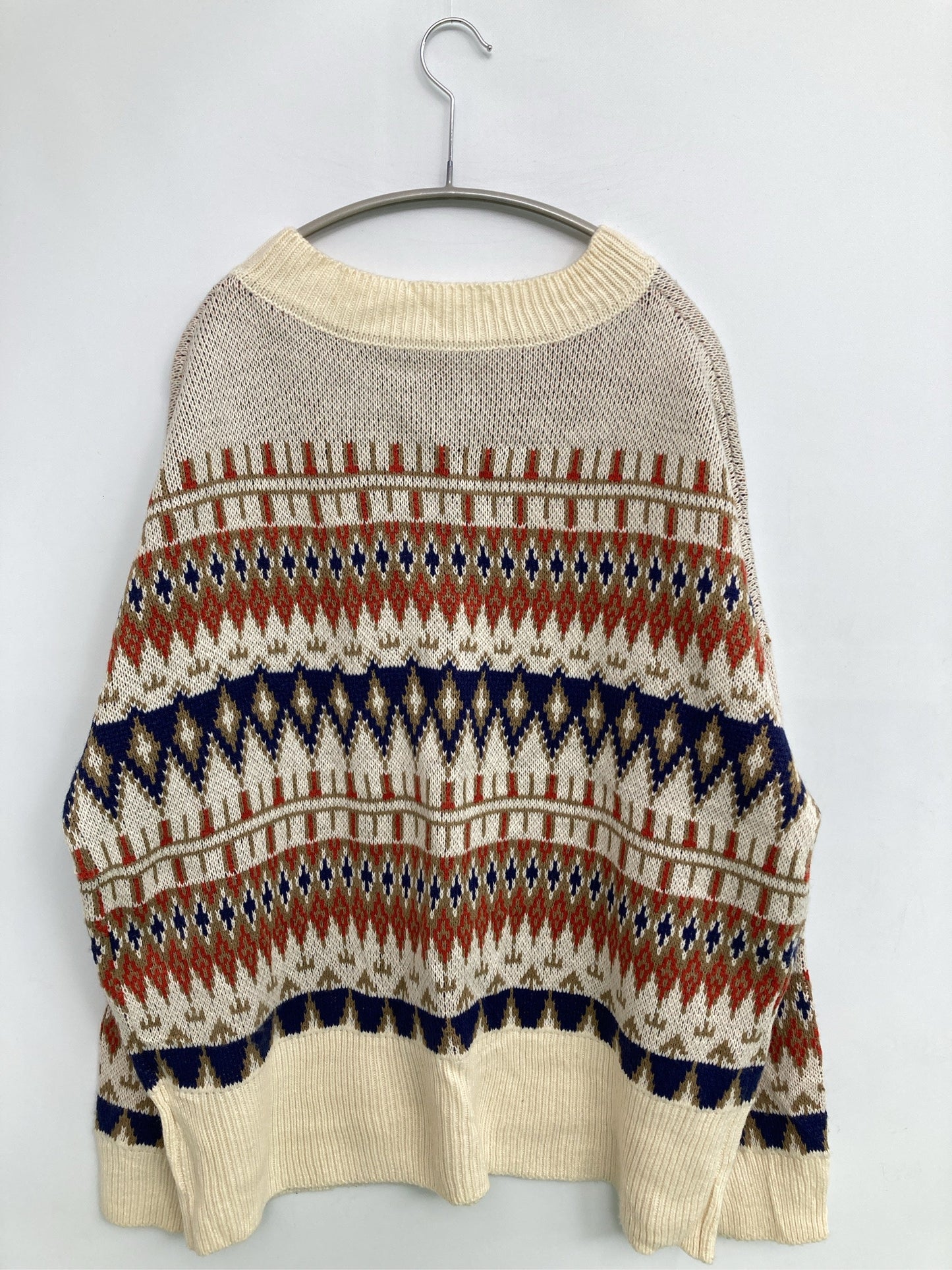 ニット/セーター/トップス/ホワイト/X-Large