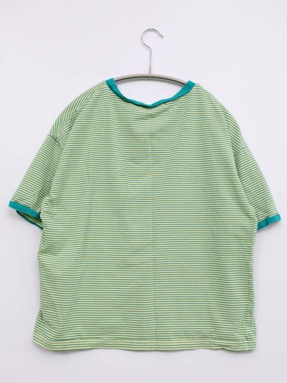 apres jour mignon/Tシャツ/カットソー/トップス/ライトグリーン/LL