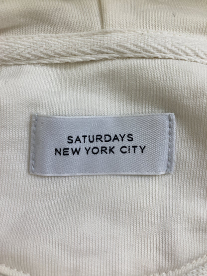 SATURDAYS NEW YORK CITY/パーカー/トップス/ホワイト/S
