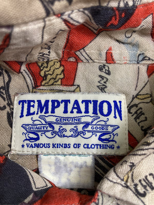 TEMPTATION/テンプテーション/シャツ/ブラウス/トップス/レッド