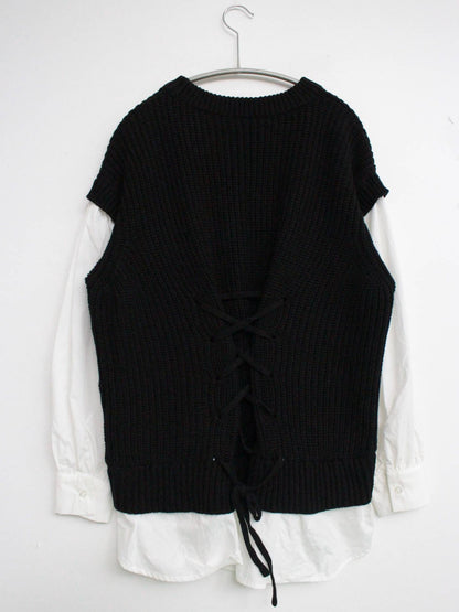 ViS/ビス/ニット/セーター/トップス/ブラック/F