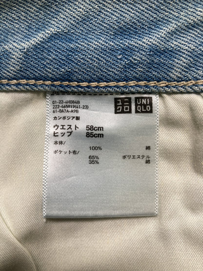 UNIQLO/ユニクロ/デニムスカート/スカート/ブルー/W58 H85