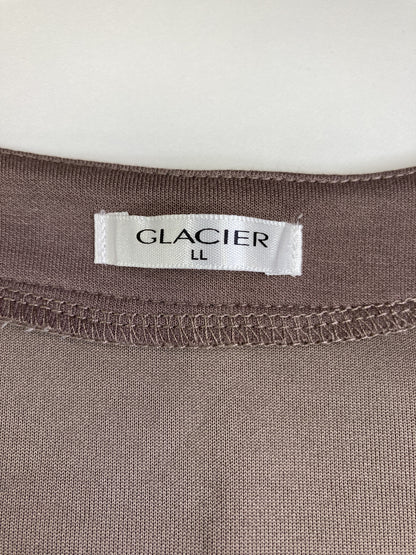 GLACIER/グラシア/Tシャツ/カットソー/トップス/ブラウン/LL