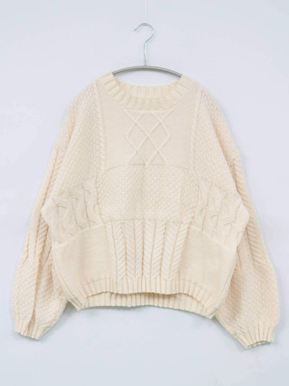 ニット/セーター/トップス/ホワイト