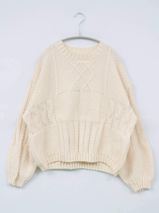 ニット/セーター/トップス/ホワイト