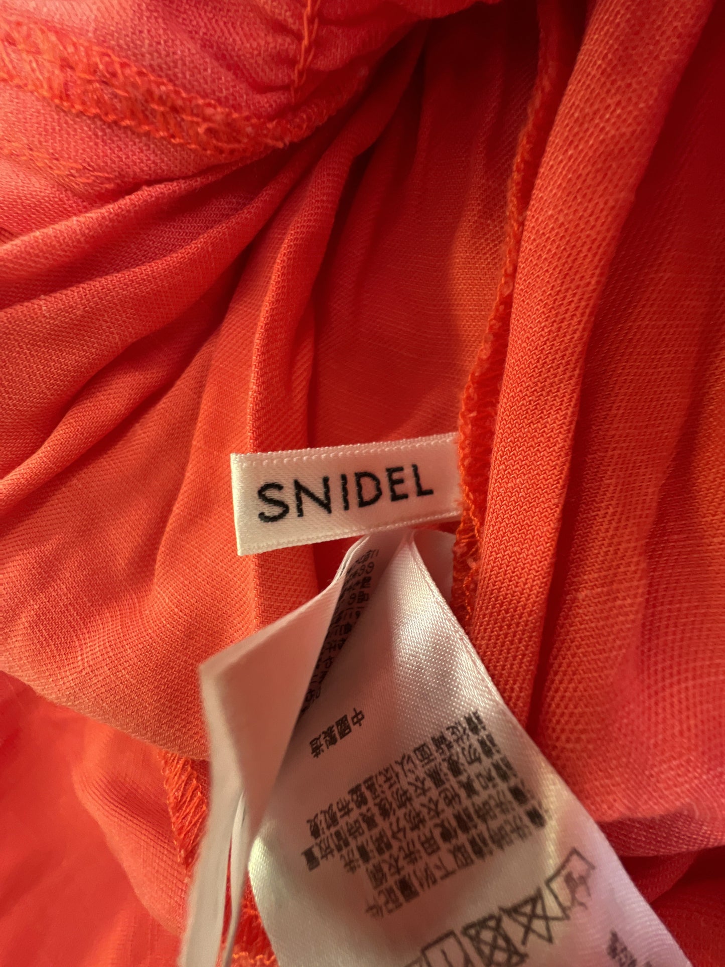 SNIDEL/スナイデル/ワンピース/ワンピース/ドレス/オレンジ/F