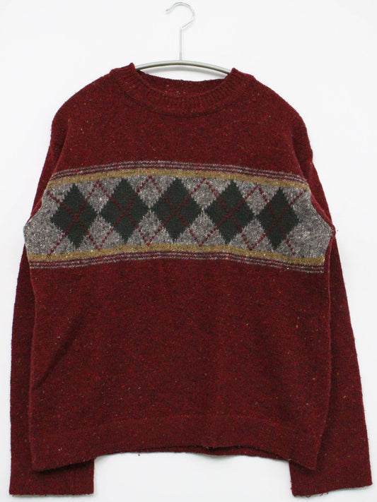 UNITED COLORS OF BENETTON/ニット/セーター/トップス/レッド