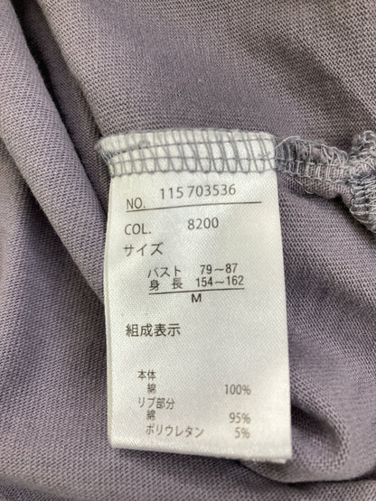 Red color j/Tシャツ/カットソー/トップス/パープル/M