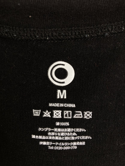 FamilyMart/Tシャツ/カットソー/トップス/ブラック/M
