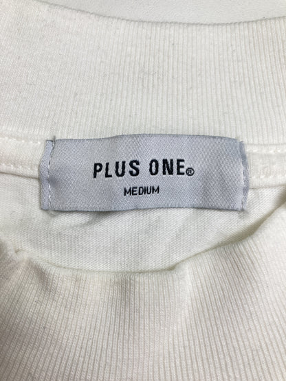 PLUS ONE/プラスワン/Tシャツ/カットソー/トップス/ホワイト/MEDIUM