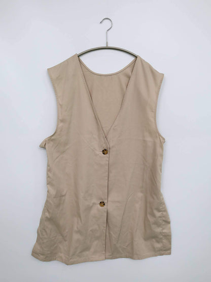 Linoluce/ベスト/トップス/ベージュ/M