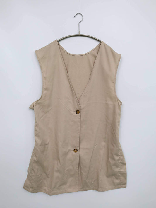 Linoluce/ベスト/トップス/ベージュ/M