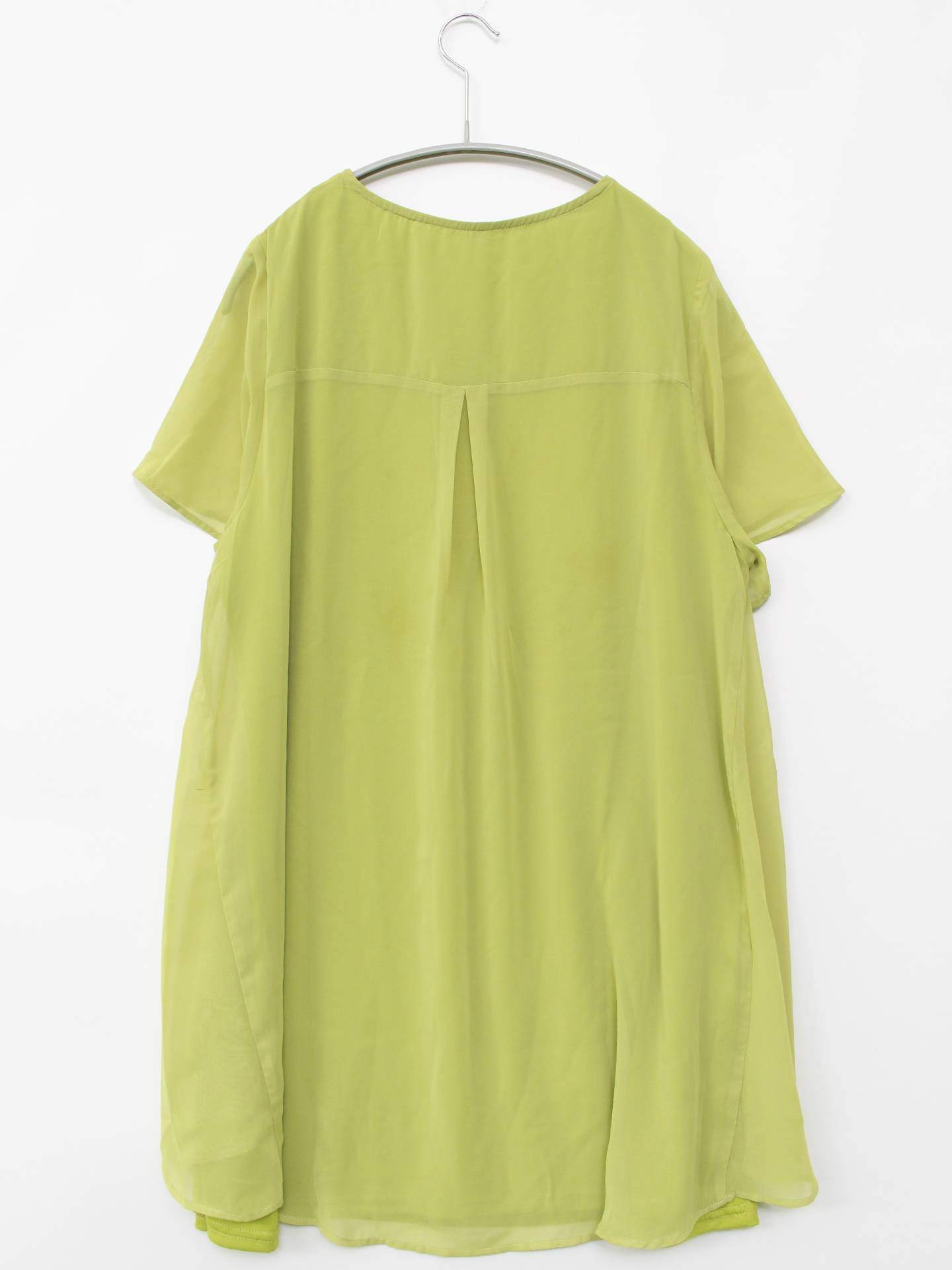 チュニック/ワンピース/ドレス/イエロー/M