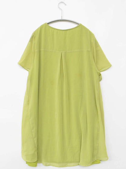 チュニック/ワンピース/ドレス/イエロー/M