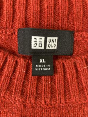 UNIQLO/ユニクロ/ニット/セーター/トップス/レッド/XL