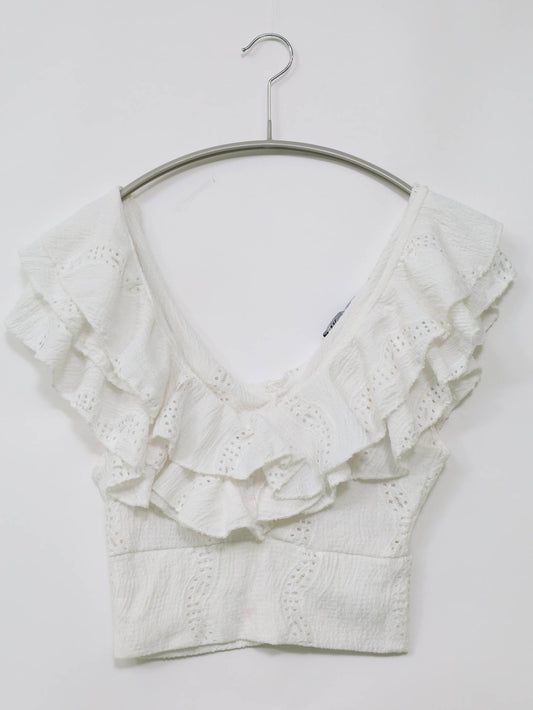 ZARA/ザラ/その他トップス/トップス/ホワイト/EUR M/USA M/MEX 28