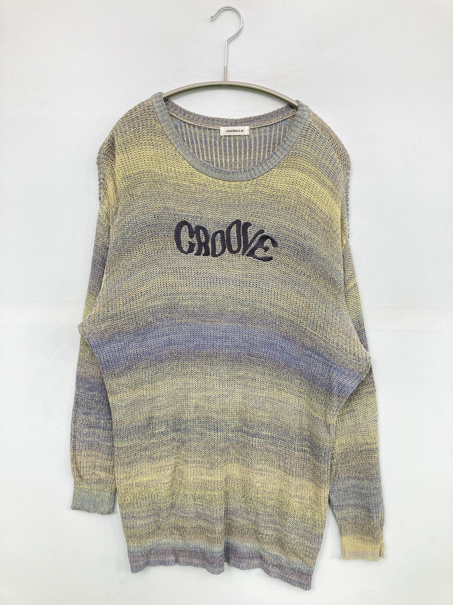 sedacle/セダクル/ニット/セーター/トップス/グレー/L