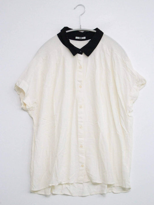 UNIQLO/ユニクロ/シャツ/ブラウス/トップス/ホワイト/L