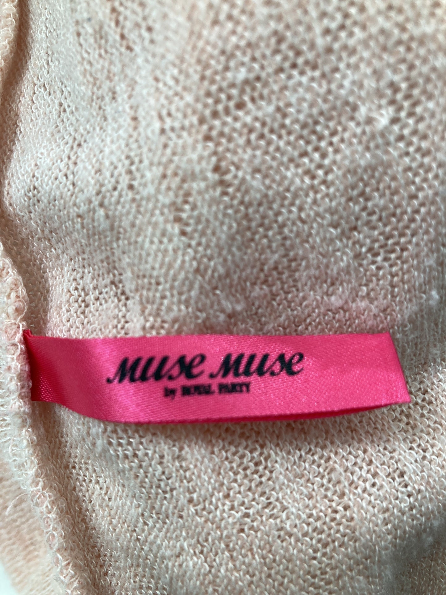 muse muse/カーディガン/ボレロ/トップス/ピンク/M