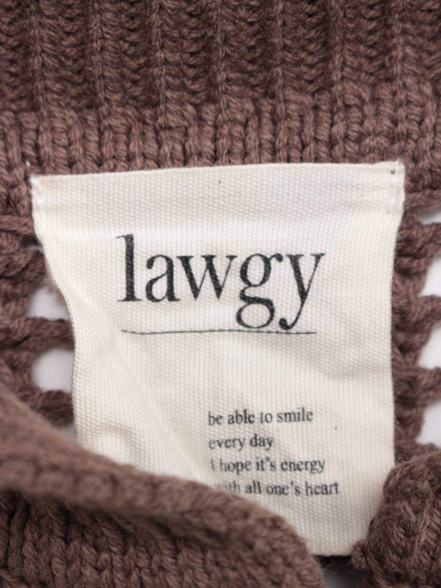 lawgy/ワンピース/ワンピース/ドレス/ブラウン/F