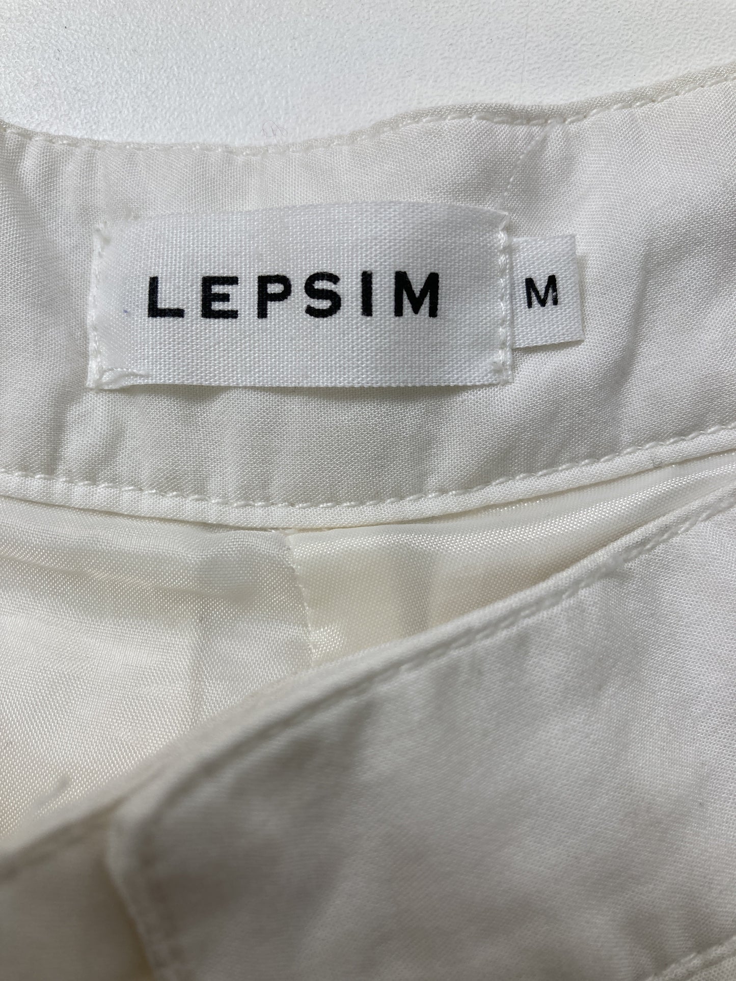 LEPSIM/レプシィム/スラックス/パンツ/ホワイト/M