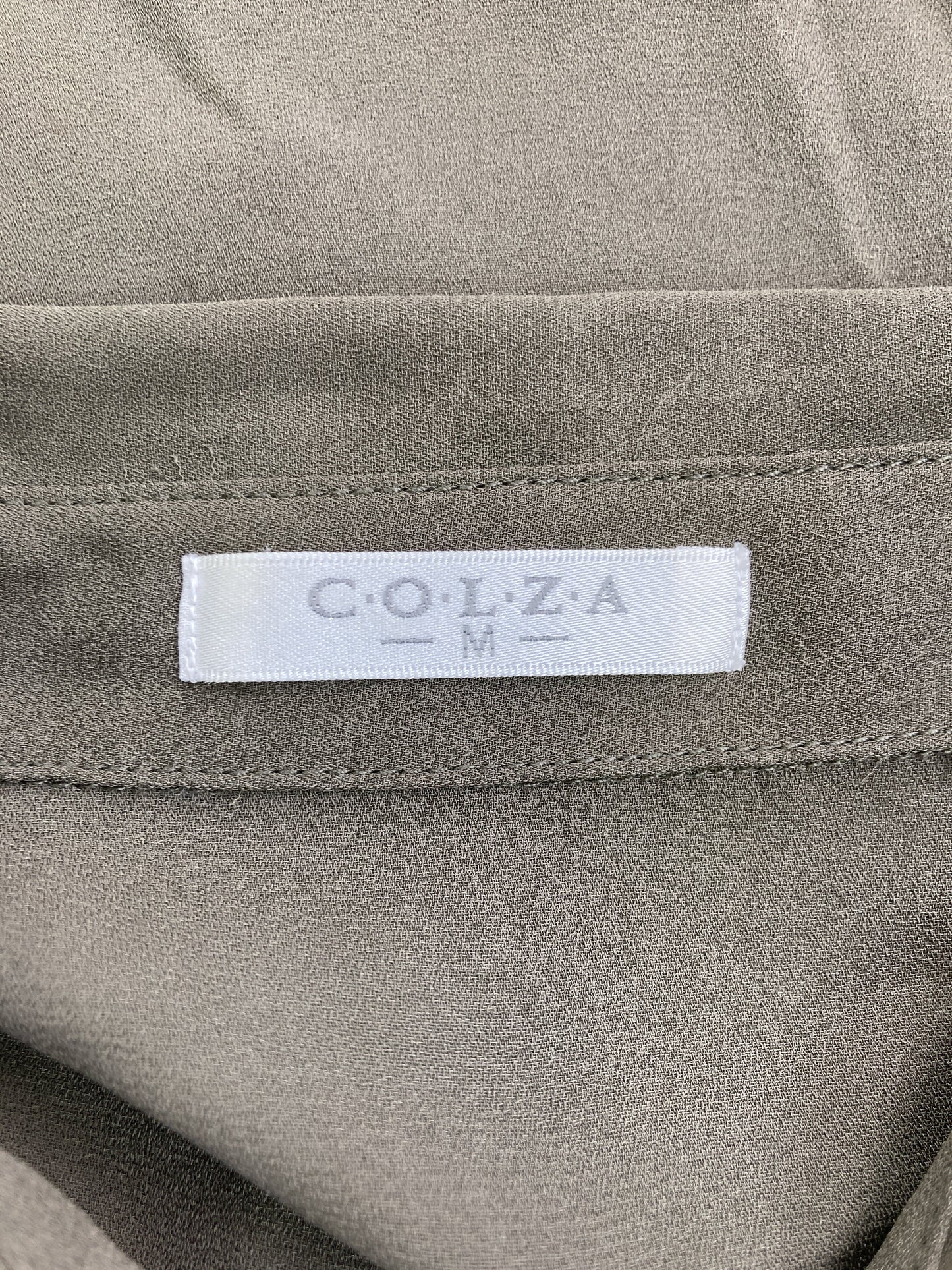 COLZA/コルザ/シャツワンピース/ワンピース/ドレス/カーキ/M