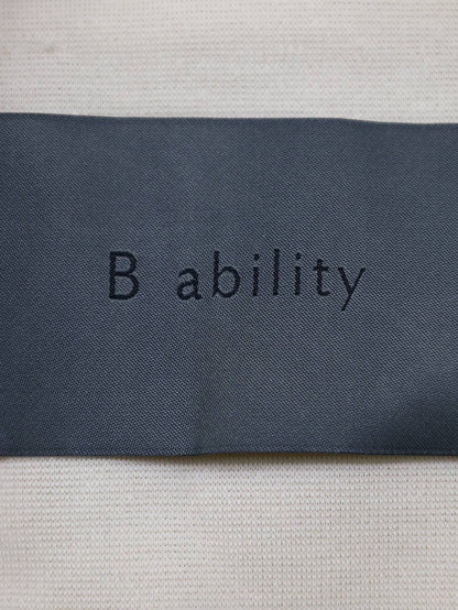 B ability/ノーカラージャケット/ジャケット/アウター/アイボリー/40