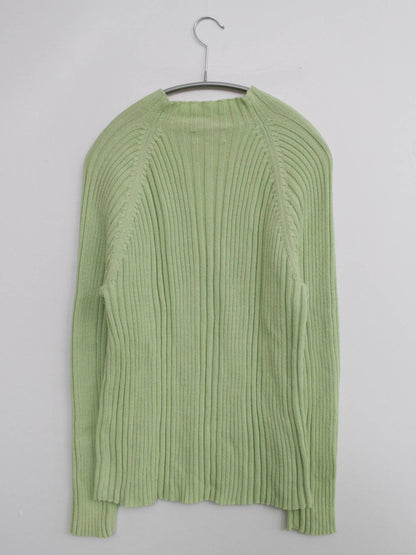 studio works/ニット/セーター/トップス/ライトグリーン/M