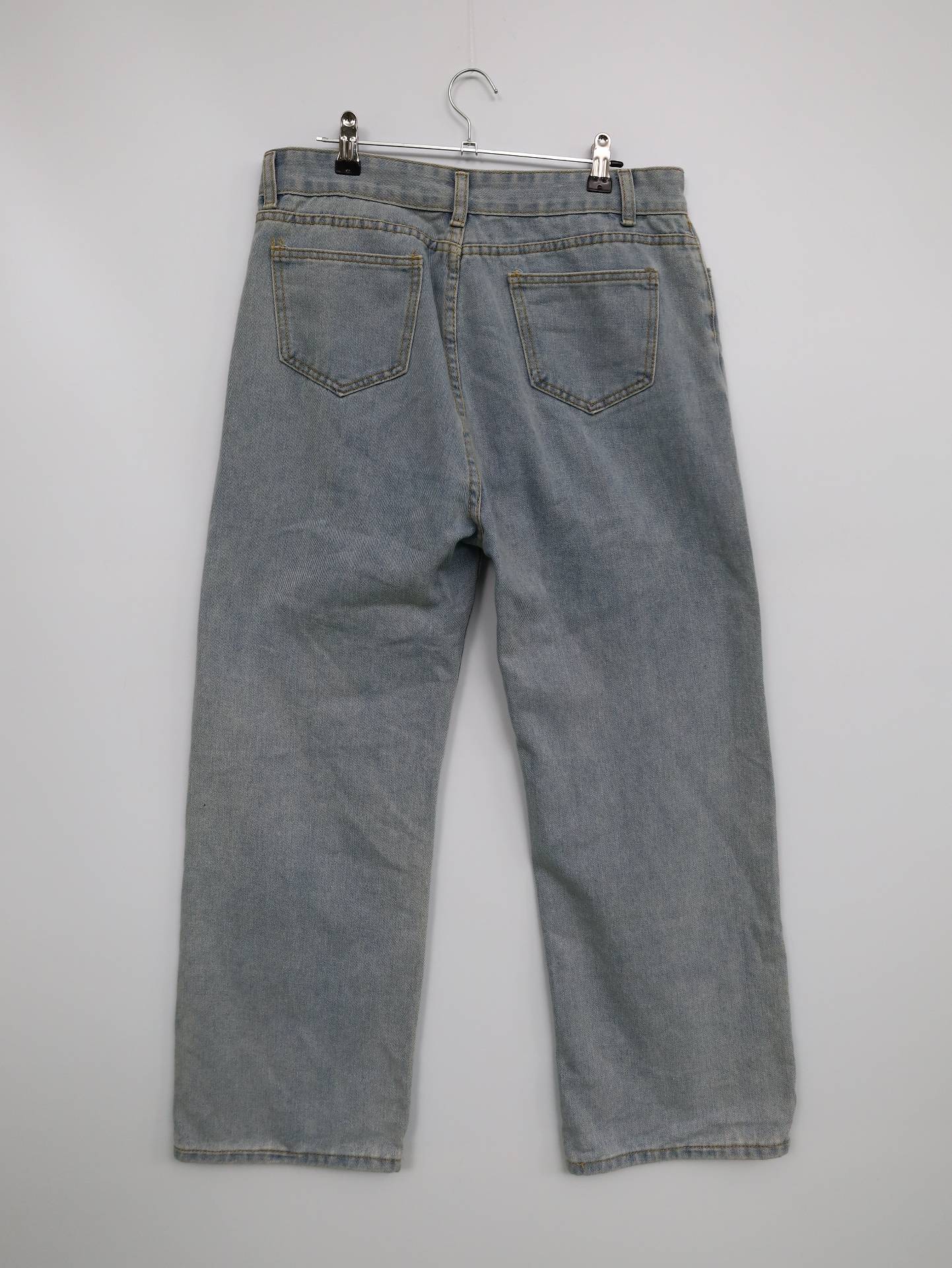 デニムパンツ/パンツ/スカイブルー/XXL