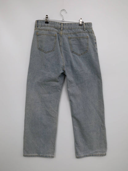 デニムパンツ/パンツ/スカイブルー/XXL