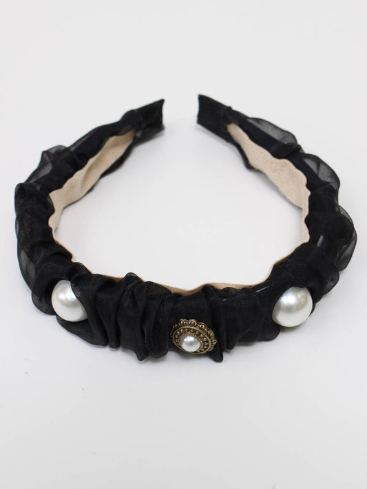 カチューシャ/ヘアアクセサリー/ブラック