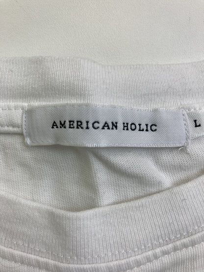 AMERICAN HOLIC/アメリカンホリック/Tシャツ/カットソー/トップス/ホワイト/L