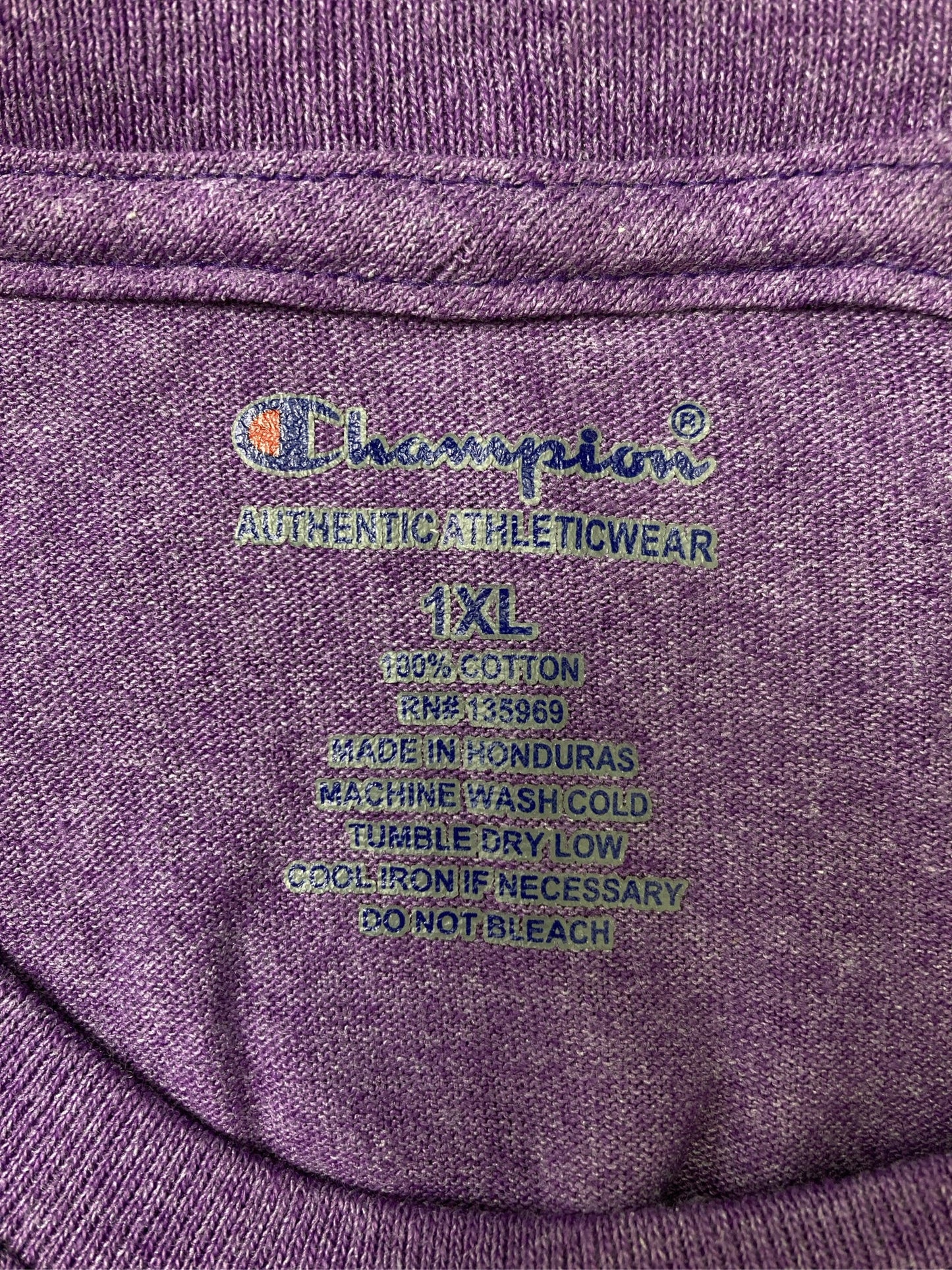 Champion/チャンピオン/Tシャツ/カットソー/トップス/パープル/1XL