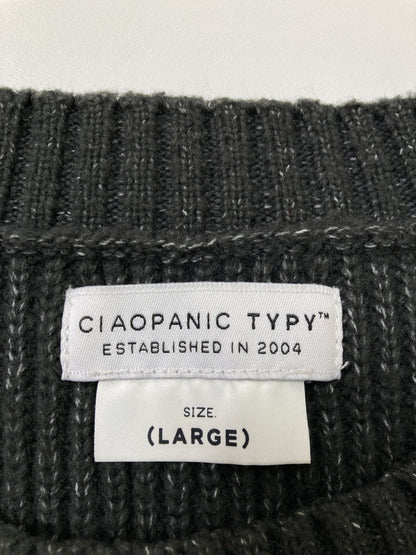 CIAOPANIC TYPY/チャオパニックティピー/ニット/セーター/トップス/ブラック/LARGE