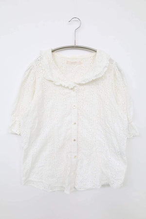 NICE CLAUP/ナイスクラップ/シャツ/ブラウス/トップス/ホワイト/F