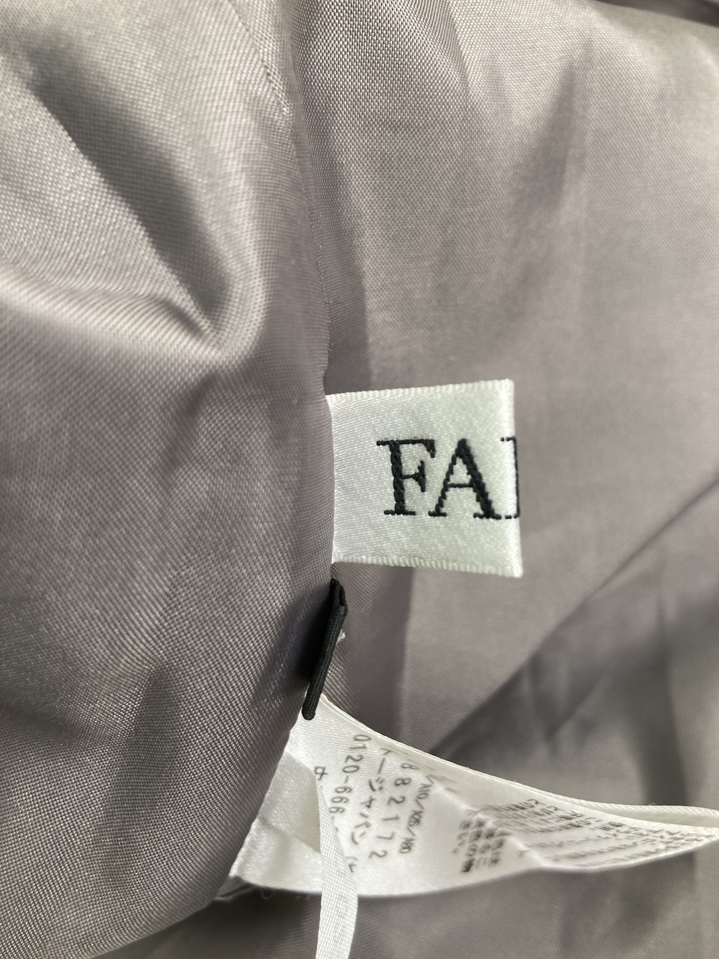 FABIA/チュニック/ワンピース/ドレス/グレー/M