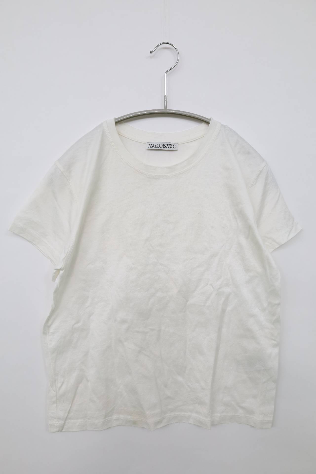 ANGELO BIANCO/Tシャツ/カットソー/トップス/ホワイト/S